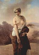 Francesco Hayez Ruth oil painting artist